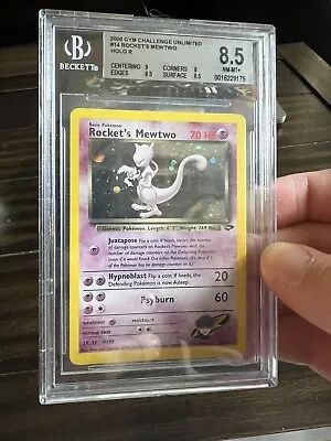 2000 Pokemon Gym Challenge Rocket’s Mewtwo Holo 14 CGC 8.5-9 • $110