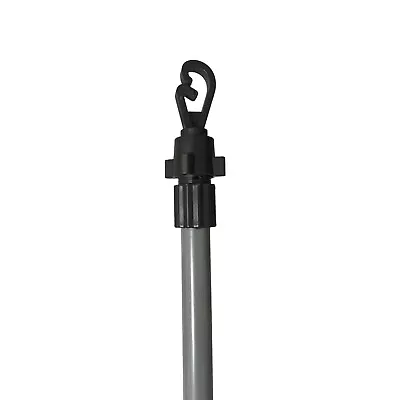 Washing Line Prop 2.4M Laundry Support Pole Telescopic Extending Clothing Pole • £7.94