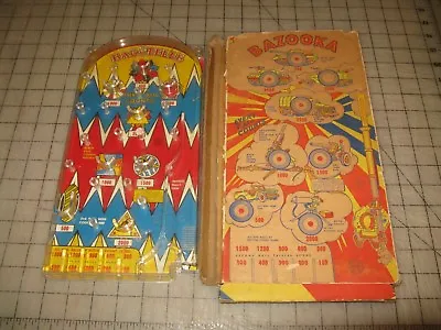 Vintage BAZOOKA BAGATELLE Plastic Pinball Game' Display Or Parts Only MARX TOYS • $15