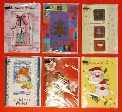 Lots Of 6  Musical 3D Christmas Cards Lights Up Plays Xmas Jingle Vintage • $27.59
