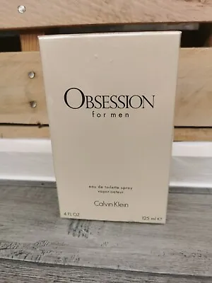 Calvin Klein CK Obsession For Men 125ml EDT Spray Boxed Sealed Eau De Toilette • £29.99