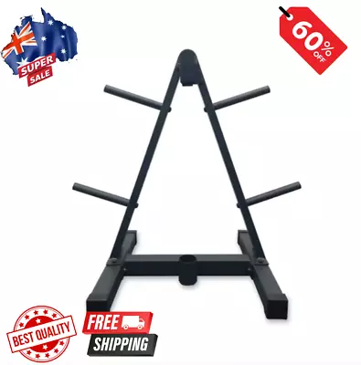 Weight Plates Storage Rack Weight Tree Stand 74cm Large Home Gym Barbell Plate • $59.85