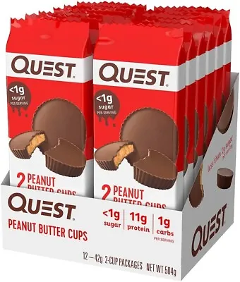 Quest Nutrition Peanut Butter Cups Box Of 12-Au • $43.06