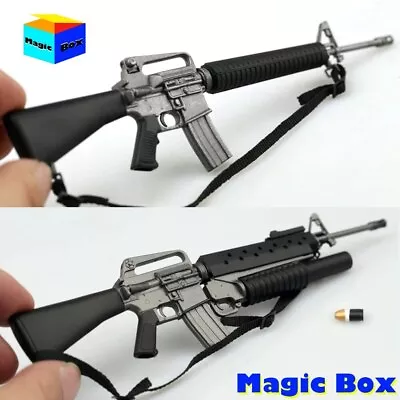 1/6 Soldier M16 Automatic Rifle M16A1 M203 Grenade Launcher Gun Weapon Toys • $19.99