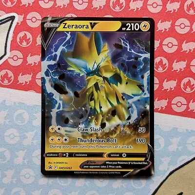 Zeraora V SWSH263 Promo - Battle V Deck Promo - Pokémon Card TCG • $2.95