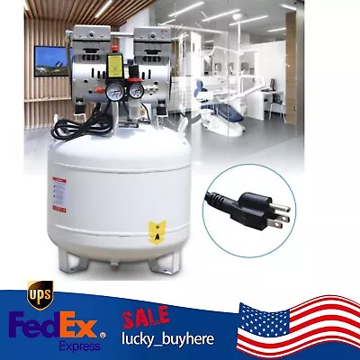 750WSilent Noiseless Air Compressor Oilless Dental Medical Air Compressor Device • $304