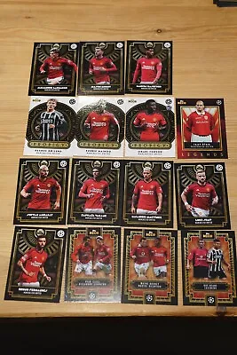Topps Deco 2023-24 Manchester United Base Cards Legends - Prodigy - Then And Now • £2.99