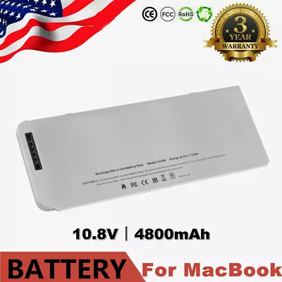 A1280 Battery For Apple MacBook 13  Aluminum Unibody A1278 (2008) MB466 MB467 • $23.99