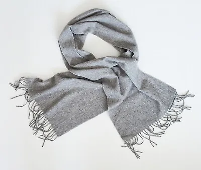 Marc Jacobs 100% Cashmere Fringe Scarf Gray • $85