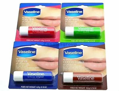 Vaseline Lip Therapy Balm OriginalAloe VeraCocoa Butter Rosy (Pick 1/2/3 PC) • $6.25