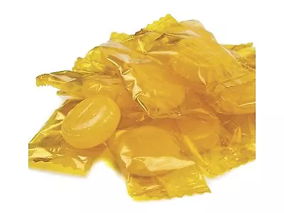 $23.99 • Buy Sunrise 5 Lb BUTTERSCOTCH DISKS Individually Wrapped Hard Candy Discs BULK