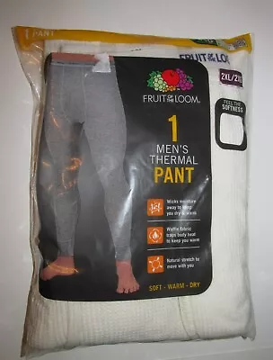 Mens Fruit Of The Loom Thermal Pants (Size 2XL 44/46) BRAND NEW IN PACKAGE • $9.99