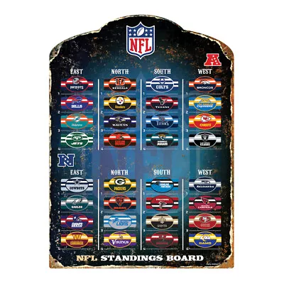 NFL Football Magnetic Standings Display Board With All 32 Team Magnets • $39.95