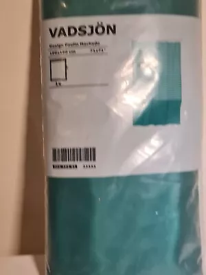 Brand New Ikea Vadsjon Shower Curtain 180 X 180cm Green 304.394.81 • £8.99