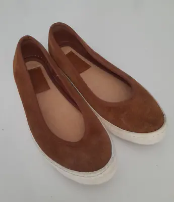£12.99 • Buy Next Tan Ballerina Style Flat Pumps Shoes Size 4 Uk 37 Eu
