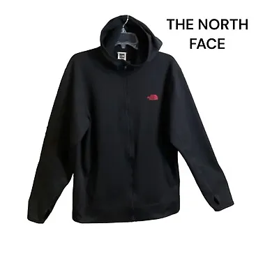 The North Face Men's Black Full Zip Up Hoodie Sweatshirt Jacket Size L Thumbhole • $44.99