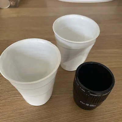 Novelty Drinking Cups And Camera Lens Shot Glass  • £0.99