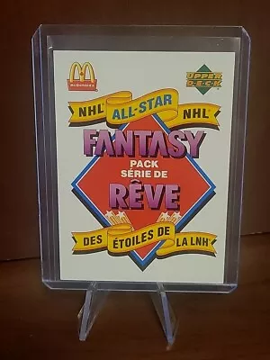 1993-94 Upper Deck McDonald's NHL All-Star Fantasy Pack Checklist Card￼ • $3.63