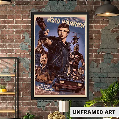 Mad Max 2 Movie Poster Road Warrior Mel Gibson Poster - 11x17  Wall Art Gift • $14.90