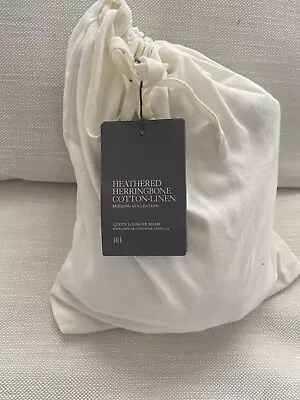 NWT  Restoration Hardware Heathered Herringbone Queen Lounger OG $149 • $49