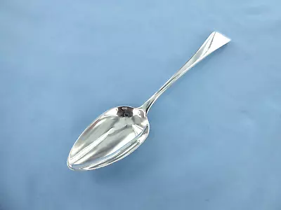 An Antique Sterling Silver Old English Dessert Spoon London 1802. • £33