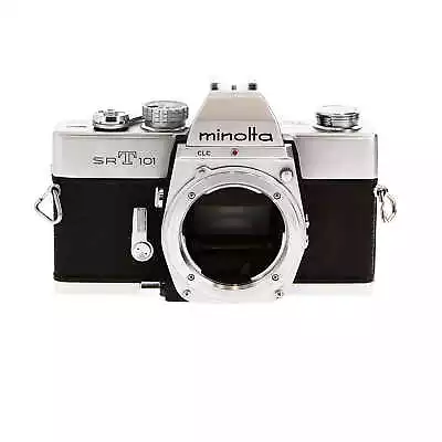 Minolta SRT 101 Chrome Version 1B 35mm Film SLR Manual Focus Camera Body • $52