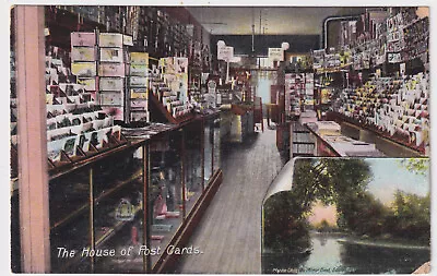 Ohio Marion House Of Post Cards Store Divided Back Circa 1907 • $25