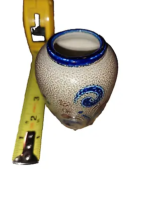 Small Goebel Merkelbach Salzglasur Unique Salt Glaze Bud Vase • $8.99