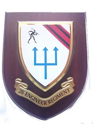 28th Royal Engineers Regiment Military Wall Plaque UK Made For MOD • £21.99