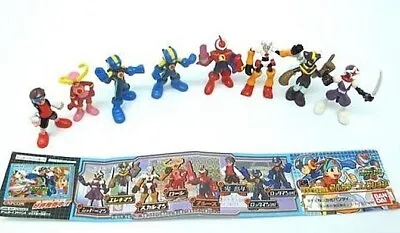 Rare Bandai Rockman Exe Megaman Gashapon Figure Set Of 8 • $26.03