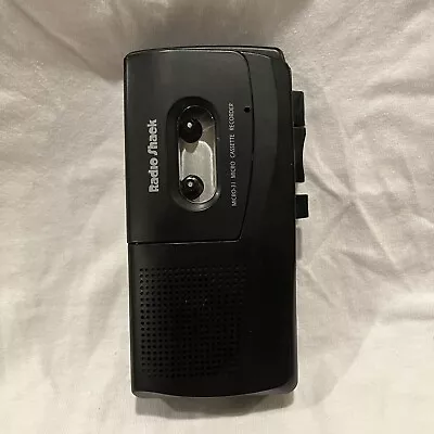 Radio Shack MICRO-31 Micro Cassette Recorder Test Works 14-1161 • $20