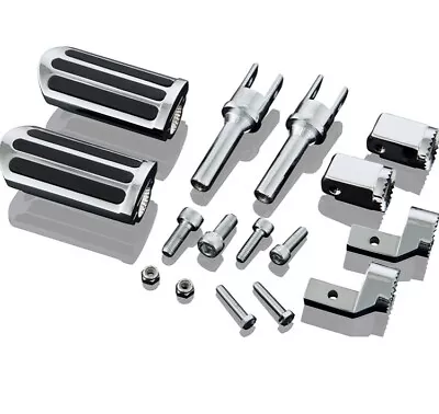 Show Chrome  Rail Peg Set ValkyrieGL1500V-Star 650 Classic/Custom V-Star1100 • $49.99