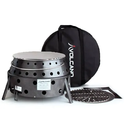 Volcano 2 Portable Collapsable Two Fuel Wood/ Charcoal W/ Carry Case • $149.99