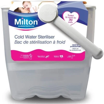 £16.90 • Buy Milton Cold Water Bottle Steriliser Maximum Protection Baby Feeding White