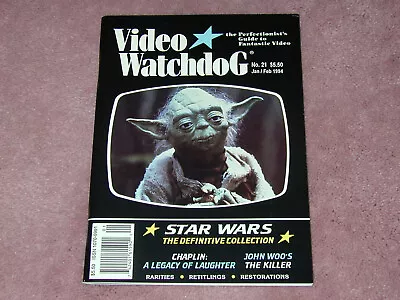 VIDEO WATCHDOG # 21 Star Wars Charlie Chaplin Lord Of The Flies Free Ship USA • $12