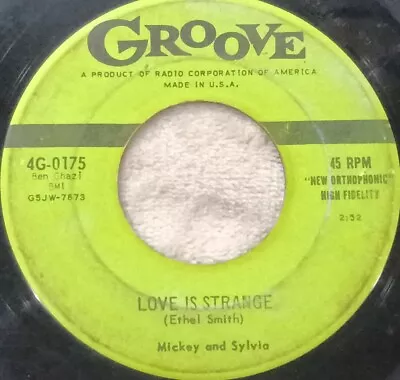 Mickey And Sylvia I'm Going Home Love Is Strange 45 RPM 7  Record Groove USA  • $8.99