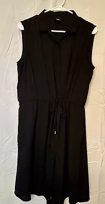 Mossimo Target Sleeveless Dress Lined Cinched Waist Pockets Size XL Business • $14