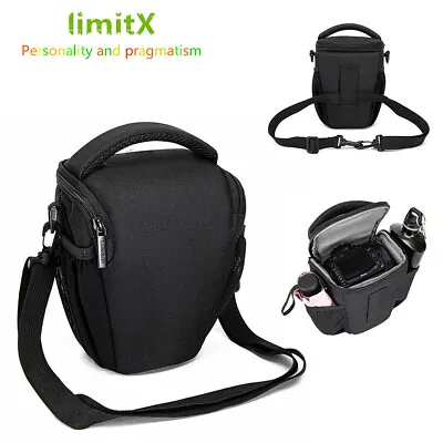 AU Waterproof Anti-Shock Triangle DSLR Camera Bag Waist Case For Panasonic Lumix • $34.76