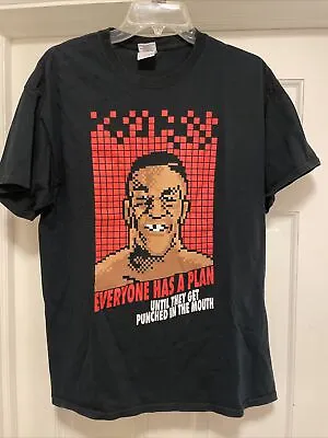 Mike Tyson Size Large T Shirt Punch Out Boxing Video Game 8 Bit • $44.99