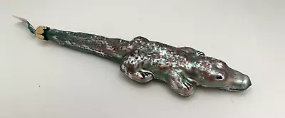 NWT Vintage Midwest Germany Glass Alligator/crocodile Christmas Ornament 7  • $9.99