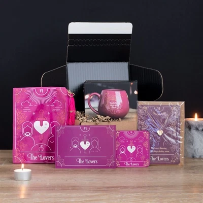 £39.99 • Buy The Lovers Tarot Gift Set - Valentines, Handfasting, Anniversary- SDGIFT88222