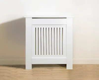 Radiator Cover White MDF Mini W800mxD200xH815mm New York Style • £29.99