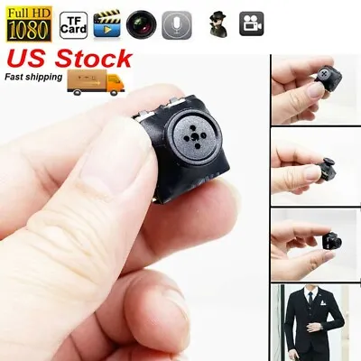 1080P HD Built-in Battery Micro Buttons DIY Camera Smallest Body Video Recorder • $28.50