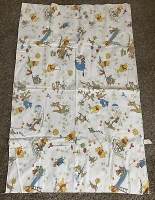 ~Vintage Disney Winnie The Pooh Baby Receiving Blanket • $29.50