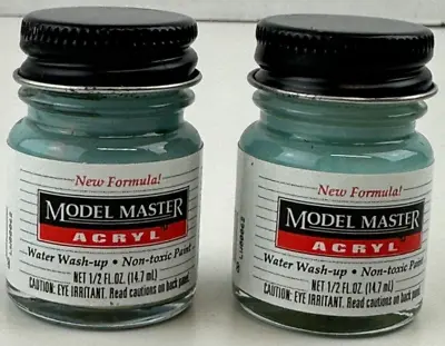 GRUN RLM 62 Model Master Acryl 0.5 Fl.oz. (14.7 ML) LOT Of 2 Paint • $5.97