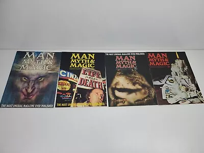 Lot Of 4 1970s Man Myth & Magic Magazines 1-4 Supernatural • £12.05