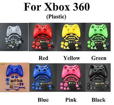 $12.25 • Buy Xbox 360 Wireless Controller Custom Full Shell Cover Buttons Mod Replacement