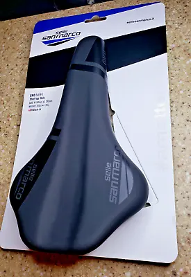 NEW NIB Selle San Marco GND Full Fit Wide Bicycle Saddle Black 222g W145 L262mm • $52.50