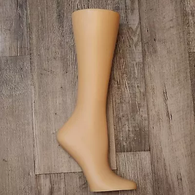 Mannequin Hosiery Sock Nylons Partial Leg Display Form Weighted Approx 15  Tall • $32.99