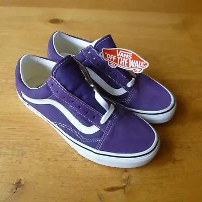 Vans Old Skool Skate Shoes Trainers Purple UK 6 EUR 39 NEW BNWT Free UK P+P • £29.99